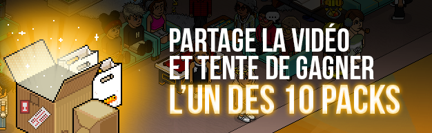 Partage la vidéo et gagne l'un des 10 packs!